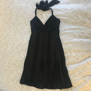 BCBG Maxazria Black Halter Dress